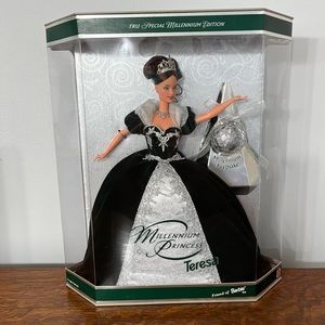 2000 Millennium Princess Teresa Barbie Collector Edition Friend of Barbie NIB